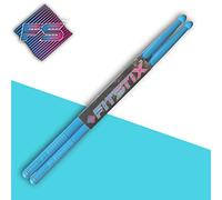 FITSTIX Drumsticks for Fitness & Aerobic Workout Classes, Drum Sticks, Strong and Light Weight design make a fun addition to any exercise routine or class. (BLUE)