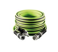 FITT Force 1/2" 30m, Garden Water Hose for Irrigation, Compact, Light and Resistant for Intensive use, with Nozzle, Lime with Grey Stripe
