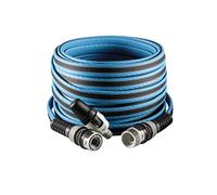 FITT Force 15m, Water Hose for Garden Irrigation, Light, Resistant and Compact, for Intensive Use, with Nozzle, Colour Blue, -43% CO2e