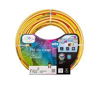 FITT NTS Orange 3/4" (19mm) 25m - Strong and malleable Bright Yellow Garden Watering Hose for Intensive Use, Featuring Exclusive Technologies