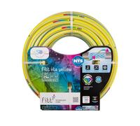 FITT NTS Yellow 1/2" (12,5mm) 25m - Strong and malleable Yellow Garden Watering Hose for Intensive Use. Featuring Exclusive Technologies