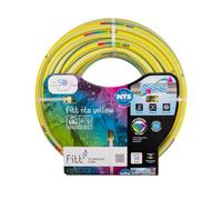 FITT NTS Yellow 1/2" (12,5mm) 50m - Strong and malleable Yellow Garden Watering Hose for Intensive Use Featuring Exclusive Technologies