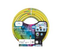 FITT NTS Yellow 3/4" (19mm) 15m - Strong and malleable Yellow Garden Watering Hose for Intensive Use. Featuring Exclusive Technologies