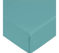 Fitted Bed Sheets 30cm 12 inch Deep Soft Comfy Microfiber Fabric with Easy care Non Iron and Discolour Resistant duckegg - 4ft Small Double