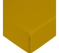 Fitted Bed Sheets 40cm 16 inch Deep Soft Comfy Microfiber Fabric with Easy care Non Iron and Discolour Resistant mustard - 4ft small double