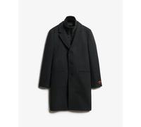 Superdry Mens 2 In 1 Towncoat Overcoat (UK, Alpha, M, Regular, Regular, Black Herringbone)