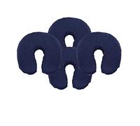 Fitted Deluxe Face Cradle Cover for Massage Tables: Brushed 100% Cotton. Fits All Standard Fest Rest Cushions. Pack of 4. [Navy]