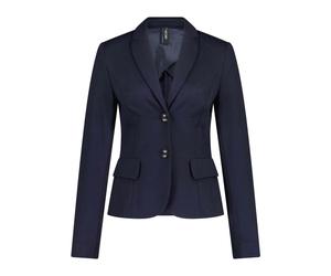 Fitted Jersey Blazer Elegant Style - female - Marc Cain - Blazers - Blue - S - Jackets S