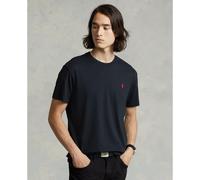 Fitted Jersey Crew Neck T-Shirt Black