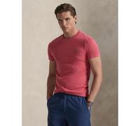 Fitted Jersey Crew Neck T-Shirt light red