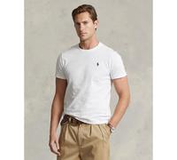 Fitted Jersey Crew Neck T-Shirt White