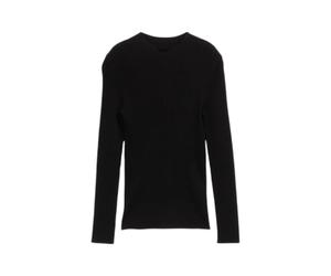 Fitted Knitted Jumper Women's Tom Tailor Denim Noir XS