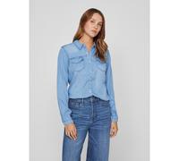 Vila Bista Denim Long Sleeve Shirt Blue L Woman