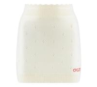 Fitted Mini Skirt, female, Chloé, Short Skirts, White, L, Skirts L