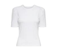 Fitted Puff Sleeve TShirt - female - ONLY - T-Shirts - White - L - Tops L