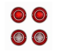 Fitted Rear Light For Chevrolet For Corvette For C3 | Tail Light Rear Lamp Red / Black,Left and Right,All-Weather Reliability,Rain & Snow Protection