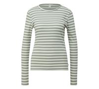 Fitted Ribbed Knit Sweater for Women QS Vert XS