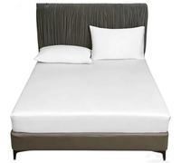 Fitted Sheet 100x200 Cm, Bamboo - Vegan Silk, With Bridge Height Up To 30, Allergy Sufferers, Cooling Soft(E,100x200x30)