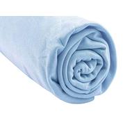 Fitted Sheet 140 x 190 cm / 140 x 200 cm Double Bed 140 x 190 cm Bamboo Hypoallergenic Sky Blue Stretchy & Breathable Healthy Sleep Easy Dort Brand Oeko-Tex Quality Made