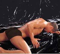 Vinyl Bed Sheet 200x 230cm. Black