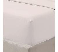 Fitted Sheet 30 cm 12 Inch Deep Pocket - Non Iron Easy Care Soft Brushed Microfibre Fabric Shrinkage and Fade Resistant, 4ft Small Double - Silver