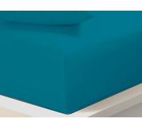 Fitted Sheet 40cm Extra Deep Pocket Small Double / 4ft Teal Easy Care Poly Cotton, Soft, Wrinkle-Free (SD teal)