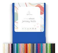 Fitted Sheet - 80 x 160 cm - 100% Cotton Jersey - From Poland (cornflower blue, 80 x 160 cm)