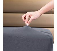 Fitted Sheet- COSMOPLUS Twin Fitted Sheet Only（No Flat Sheet or Pillow Shams）,4 Way Stretch Micro-Knit,Snug Fit,Wrinkle Free,for Standard Mattress and Air Bed Mattress from 8” Up to 10”,Gray