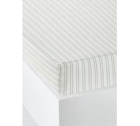 Fitted Sheet for Children, JUNGLE PARADISE white stripes