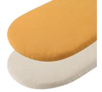 Fitted Sheet for Pram, Fitted Sheet 70 x 35 cm Fitted Sheet Side Bed Pram Mattress Cover Pram Fitted Sheet Baby Bed Accessories Fitted Sheet Bassinet