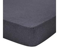 Fitted Sheet, Frisson Charcoal, 140 x 200 cm, 30 cm Essix
