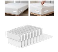 Fitted Sheet Holders for Corners - 8Pcs Heavy Duty Bed Lock Sheet Holders Keep Sheets Firm & Tight,Secure All Mattress Edges and Corners,No Loose Sheets,Easy Installation