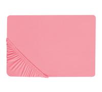 Fitted Sheet JANBU Cotton 160 x 200 cm Coral