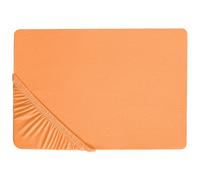 Fitted Sheet JANBU Cotton 90 x 200 cm Orange