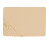 Fitted Sheet JANBU Cotton 140 x 200 cm Sand Beige