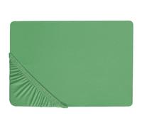 Fitted Sheet JANBU Cotton 160 x 200 cm Green