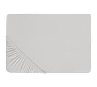Fitted Sheet JANBU Cotton 200 x 200 cm Light Grey
