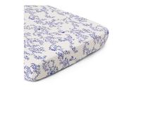 Garbo & Friends - Jardim Fitted Sheet Muslin, 60x120 cm - Blue