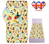 Fitted Sheet Official Bing Bunny %100 Cotton, Single Bed (200x90x25cm)