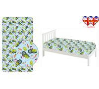 Fitted Sheet Peppa Pig Single Bed %100 Cotton,Official Licensed(200x90x25cm)Blue