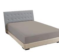 Fitted Sheet Plain Taupe - Double JENNY SESAL