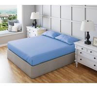 HOME SWEET HOME UK 15cm Deep 100% Poly Cotton Fitted Sheets for Cot 60cm x 120cm Machine Washable, Fade Resistant