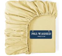 Fitted Sheet Single, Cocoon - Pre-Washed, Deep Pocket 14 inch (35 cm) - Easy Care - Soft Brushed Microfibre Fabric - Shrinkage and Fade Resistant - Bottom Sheet
