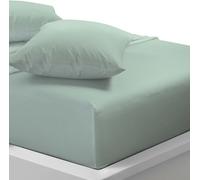Fitted Sheet - Soft Wrinkle Free - Fits Mattress Perfectly - Deep Pocket Sheets - Small Double/Double/Single/King/Pillowpair (Duck Egg, King)