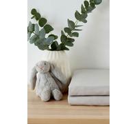 Martex Baby Fitted Sheet Twin Pack - Grey, Cotbed