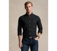 Polo Ralph Lauren Mens Polo Ralph Lauren Long-Sleeved Logo-Embroidered Slim-Fit Stretch Cotton-Poplin Shirt Polo Black 2XL