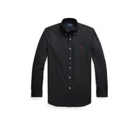 Fitted Shirt in Stretch Poplin Charcoal