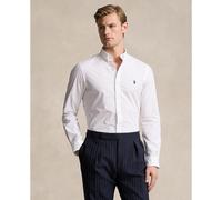 Fitted Shirt in Stretch Poplin White
