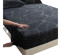 Fitted Velvet Sheet, Soft Deep Pocket Bottom Sheet with All Around Elastic, Winter Warmth, 180 x 200cm, Stays in Place, Ideal for Sleep Comfort