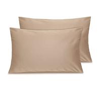 Fittia Cotton Toddler Pillowcase with Envelope Closure, Soft and Breathable Travel Pillow Case Cover Pack of 2, 14x20 Inches Small Pillow Case, Champagne